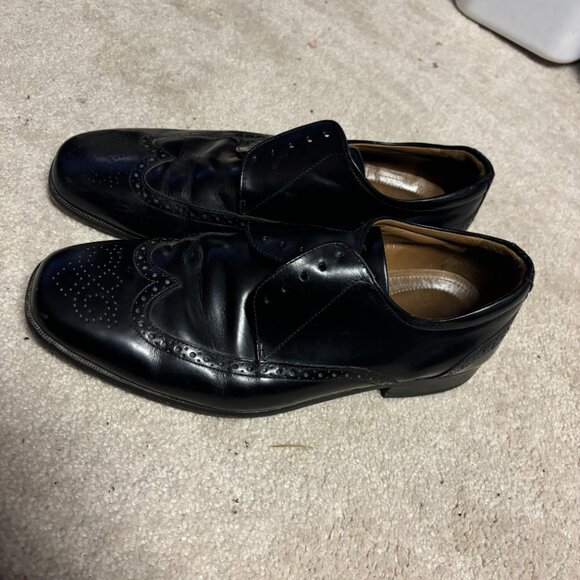 Florsheim Bio Comfort Black Oxford Wingtip. Leather - Picture 2 of 2